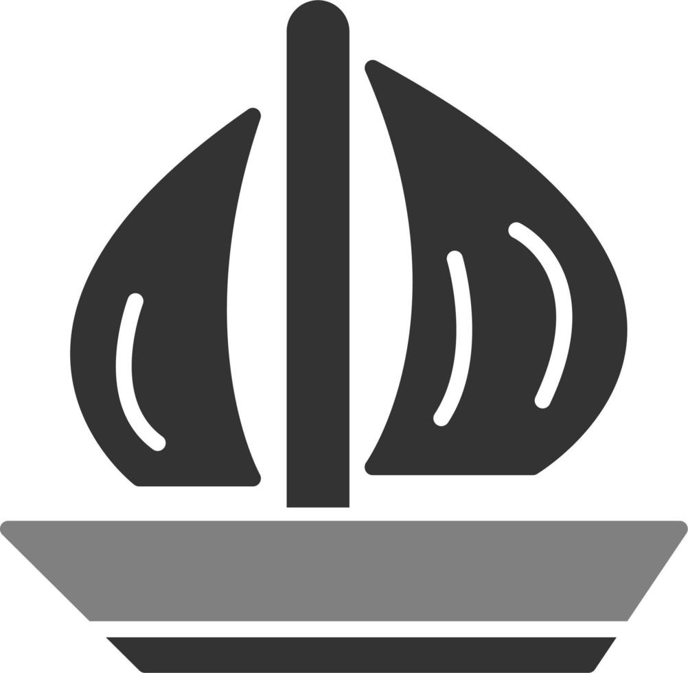 icono de vector de barco de vela