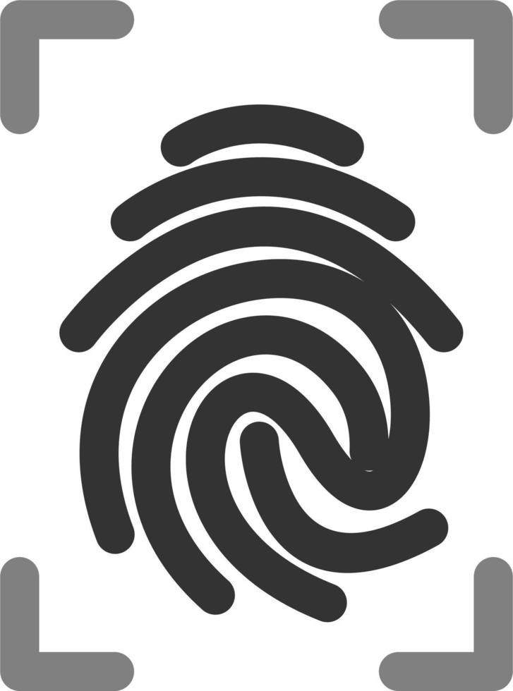 Fingerprint Vector Icon