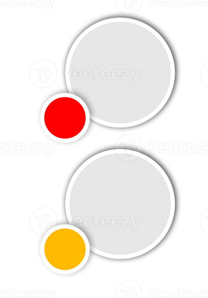 Round white text box with halftone png
