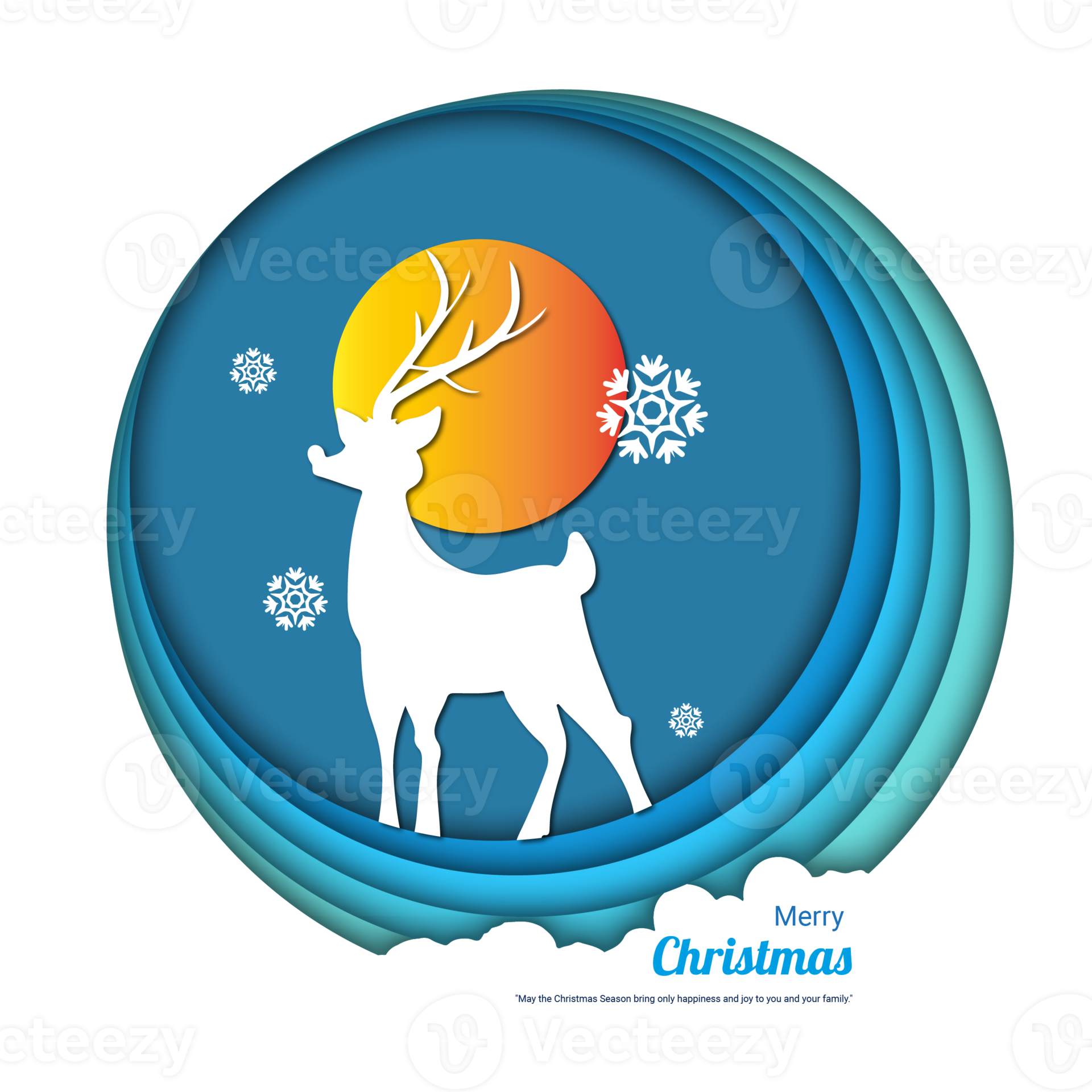 christmas-card-papercut-19765983-png