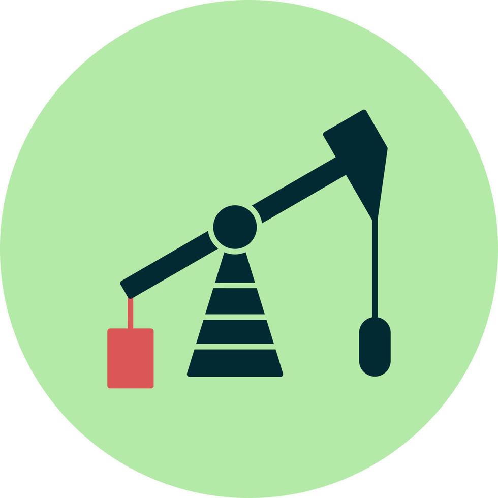 Oil Pump Vector Icon