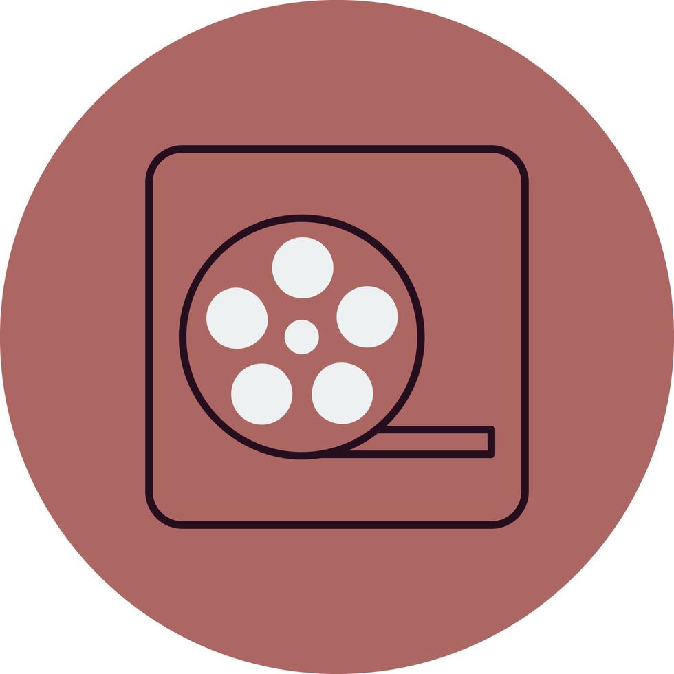 Movie reel Vector Icon