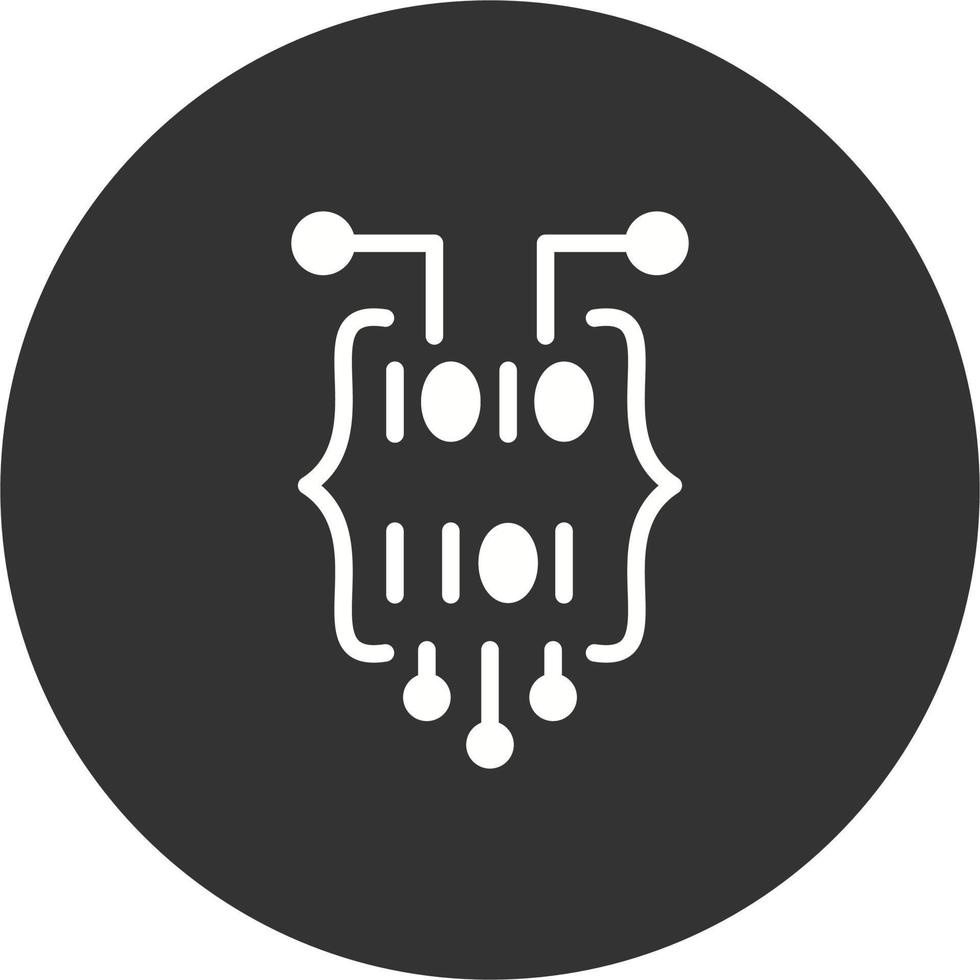 Binary Code Vector Icon