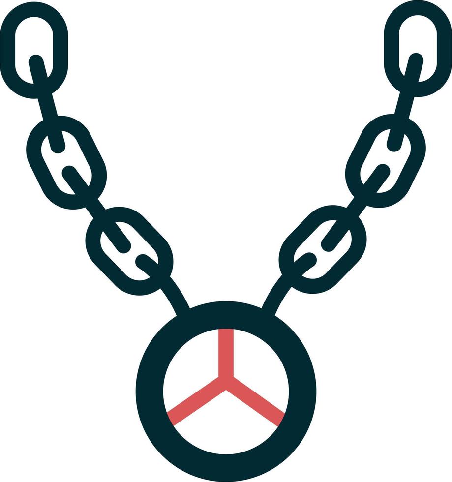 Hip Hop Necklace Vector Icon