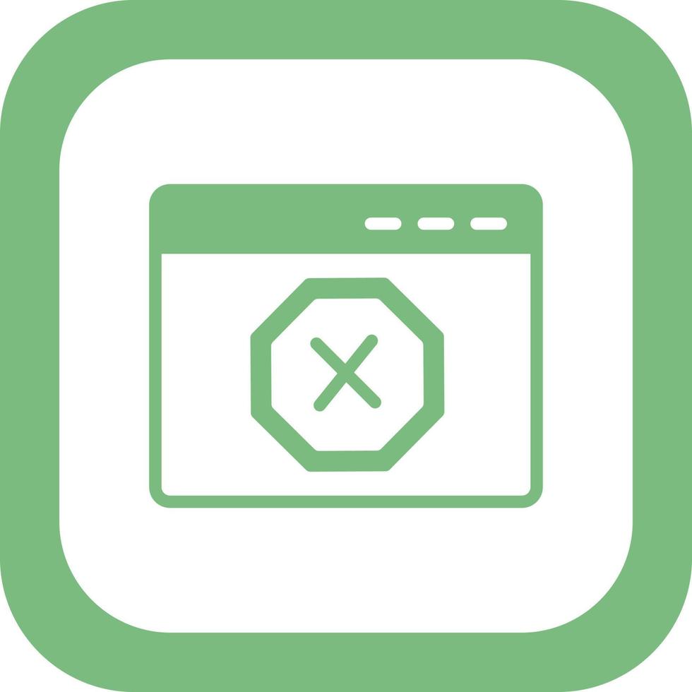 Ad Blocker Vector Icon