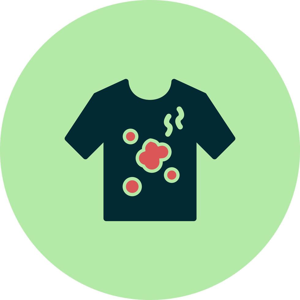 Dirty Shirt Vector Icon