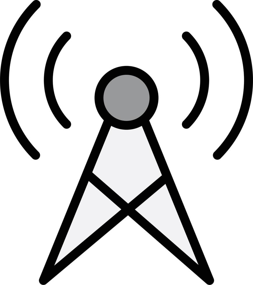 Broadcast Vector Icon