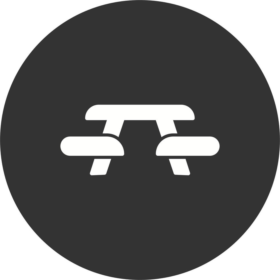 Picnic Table Vector Icon