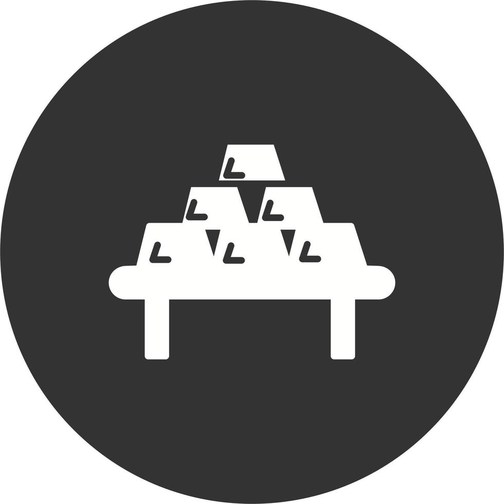 Gold ingots Vector Icon