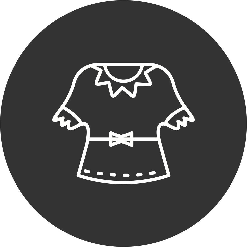 icono de vector de blusa