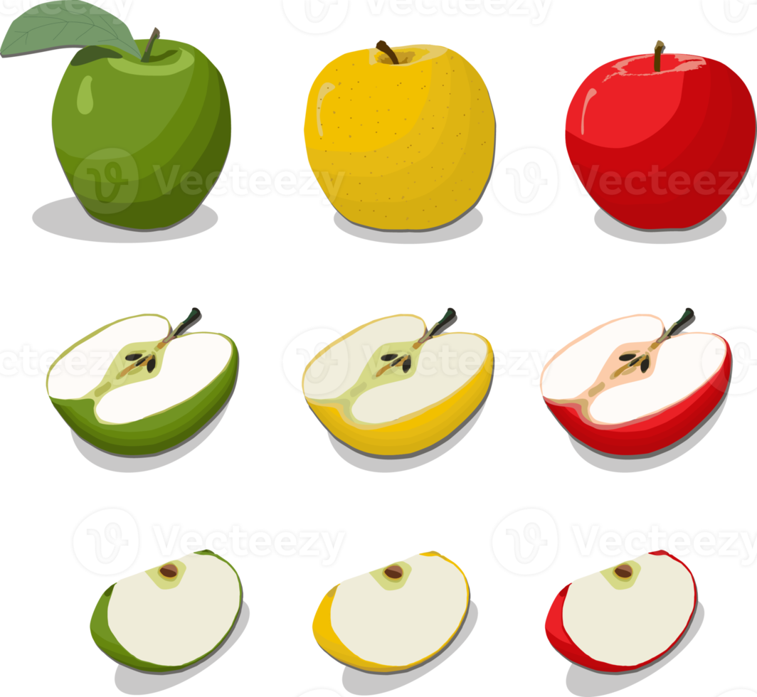 Sweet juicy tasty natural eco product apple png