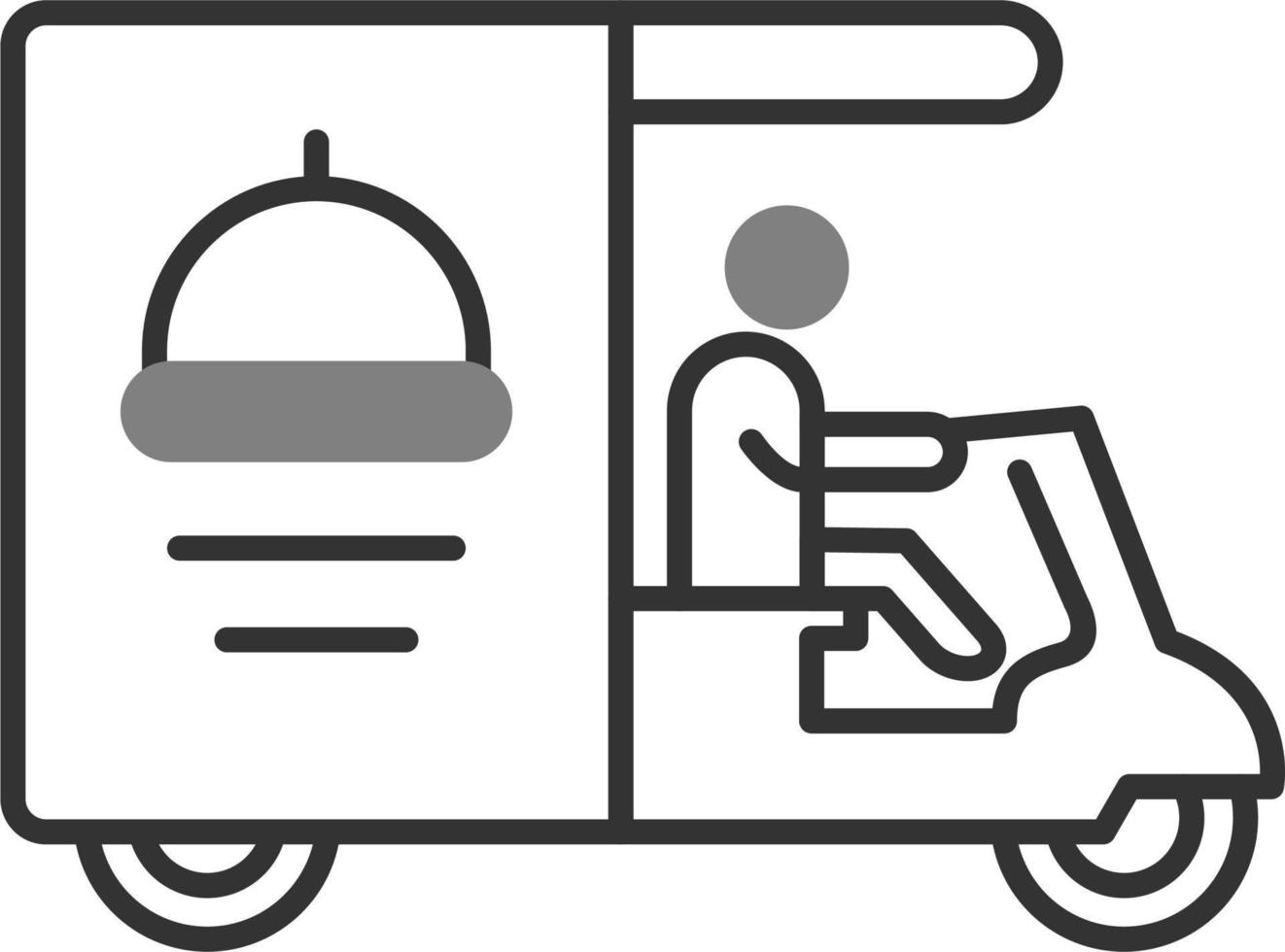 food delivery Vector Icon