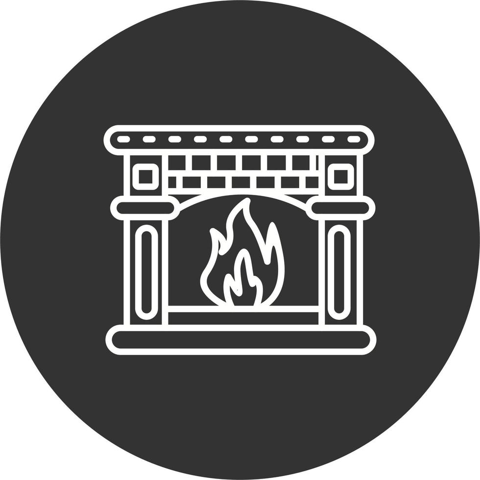 icono de vector de lugar de fuego