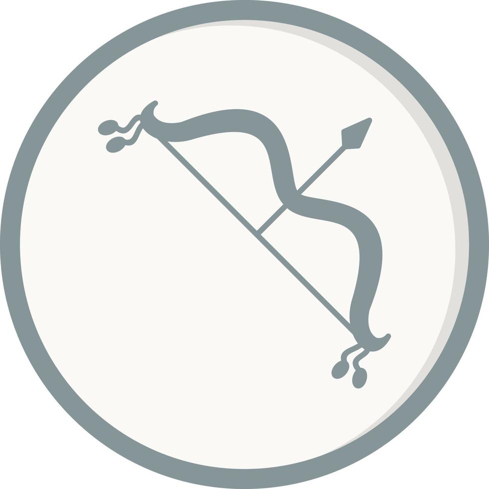 Arch and Bow Vector Icon