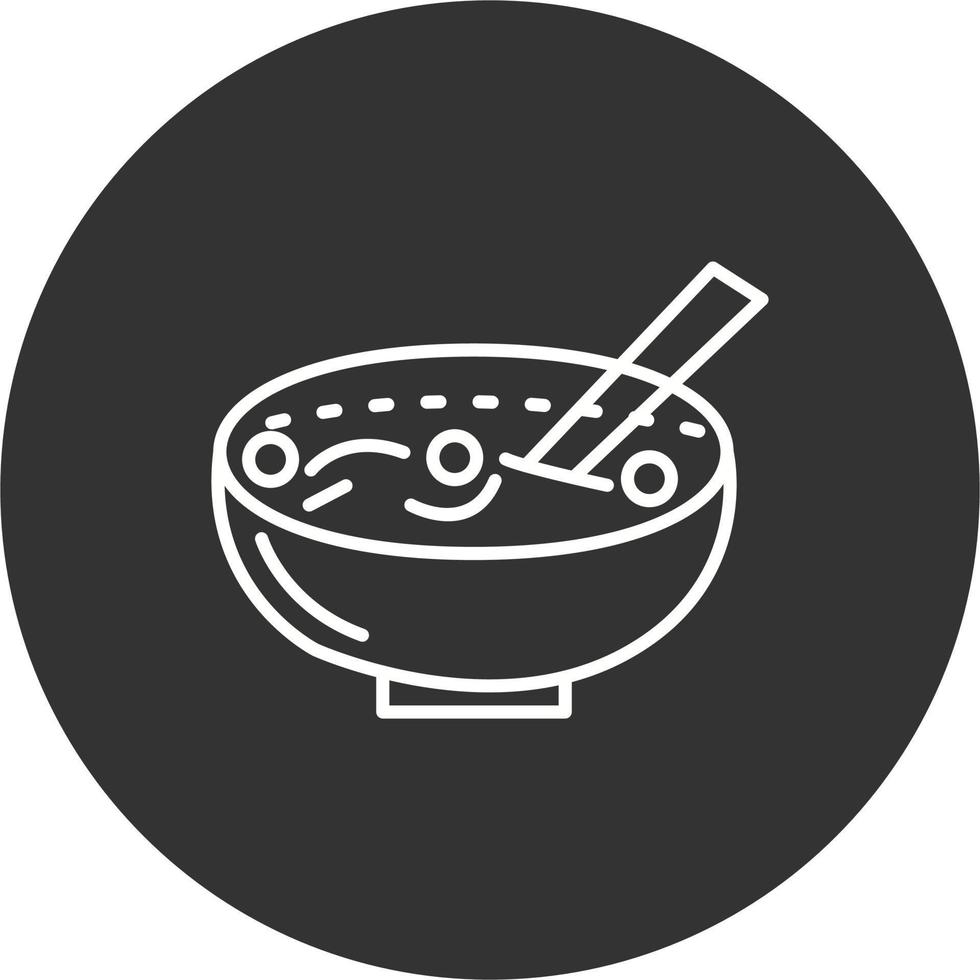 icono de vector de sopa