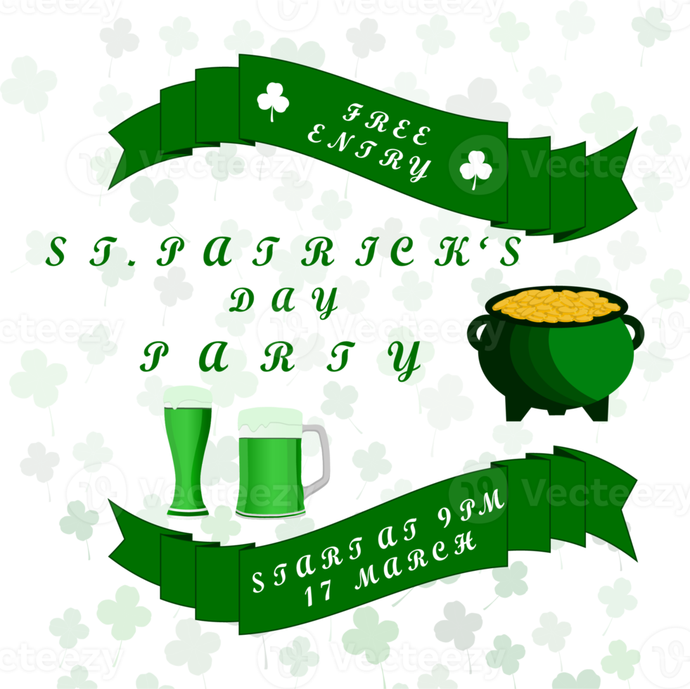 Collection accessory for celebration holiday Patrick's Day png
