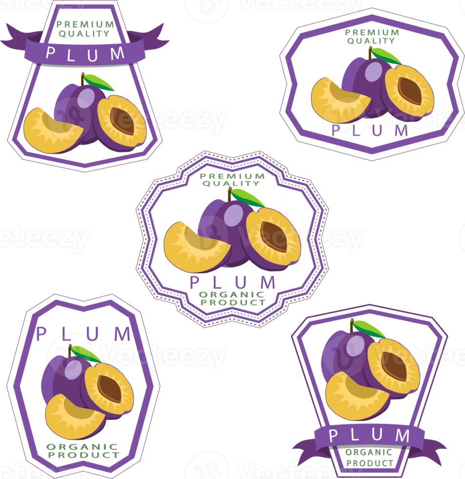 Sweet juicy tasty natural eco product plum png