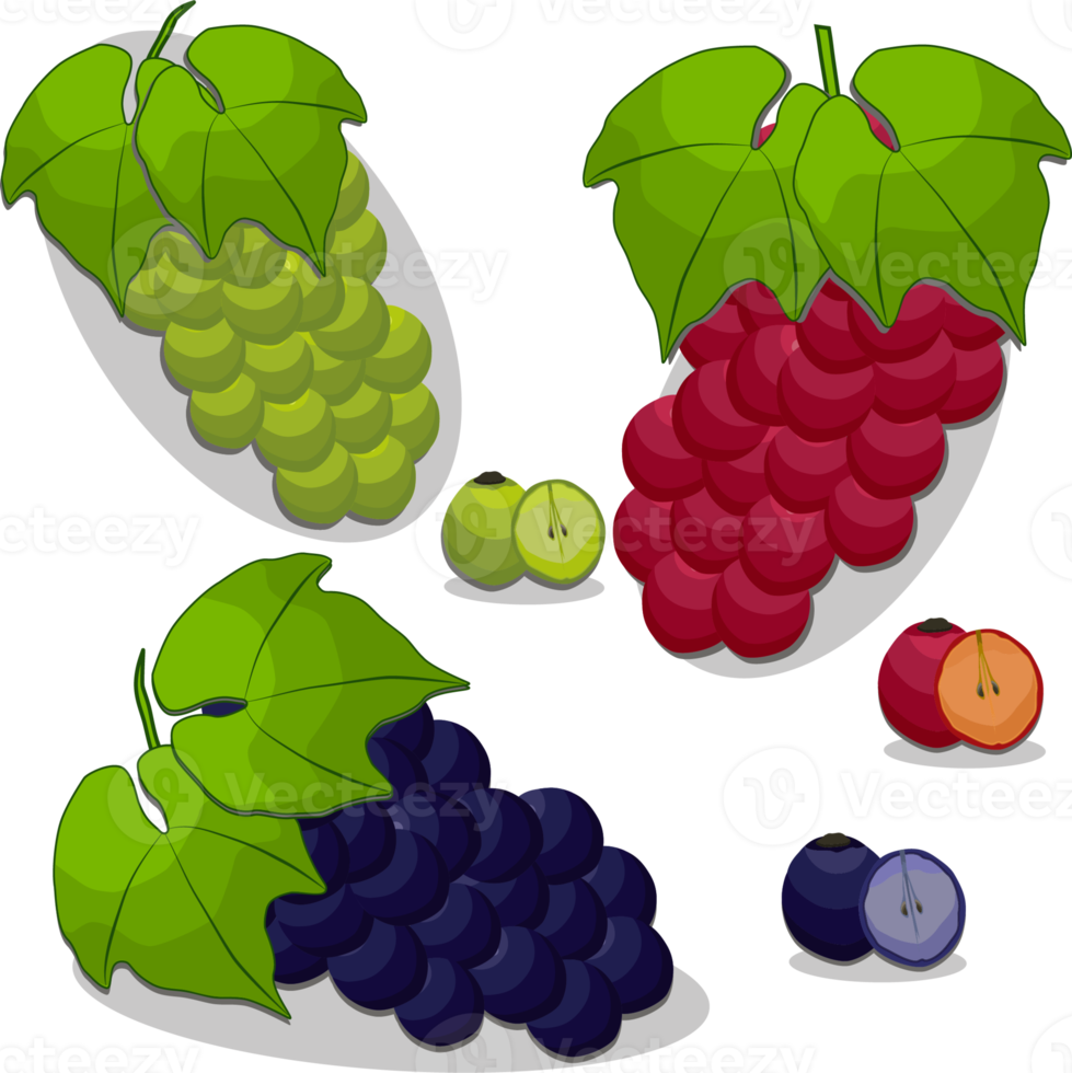 Sweet juicy tasty natural eco product grape png