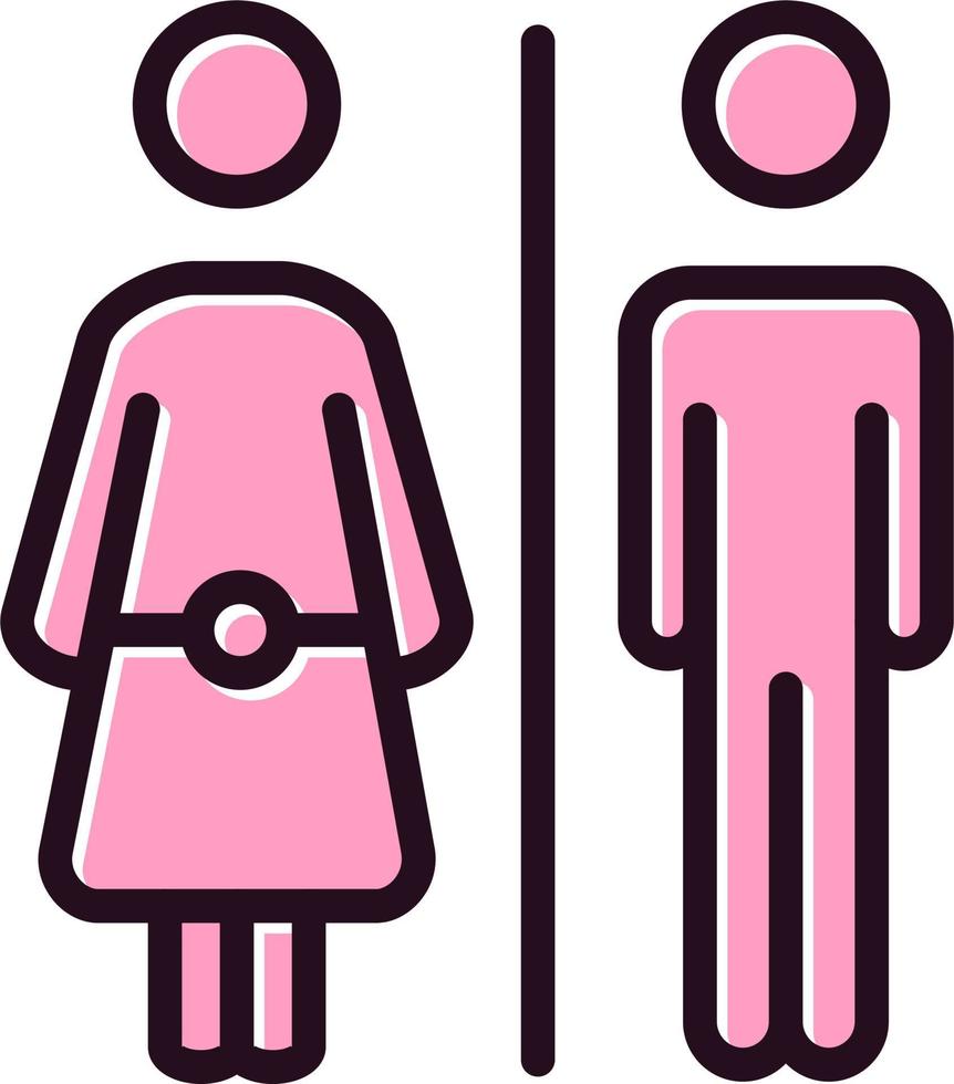 Toilet Signs Vector Icon