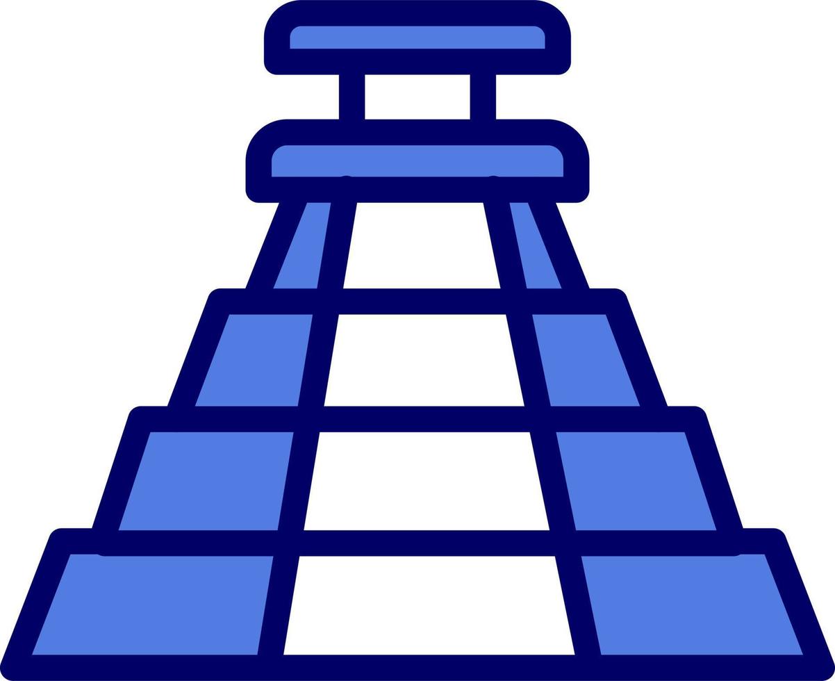 Aztec Pyramid Vector Icon