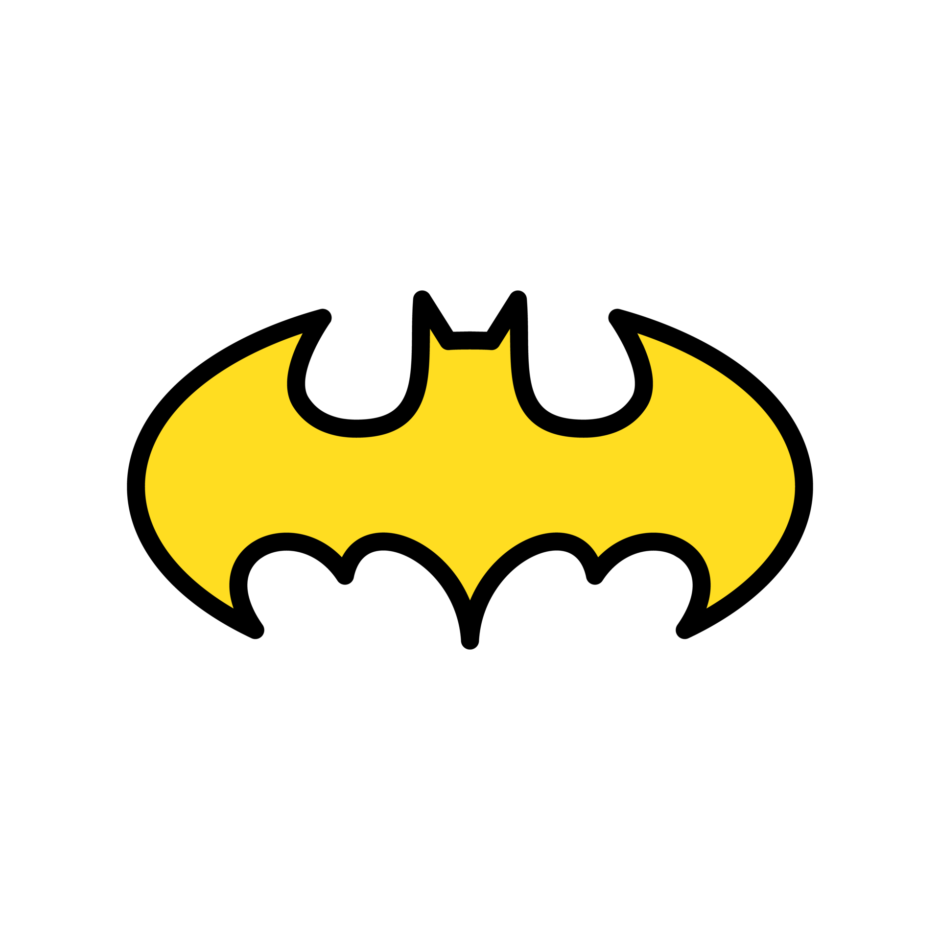 Free batman logo png, batman logo transparent png 19767928 PNG with  Transparent Background