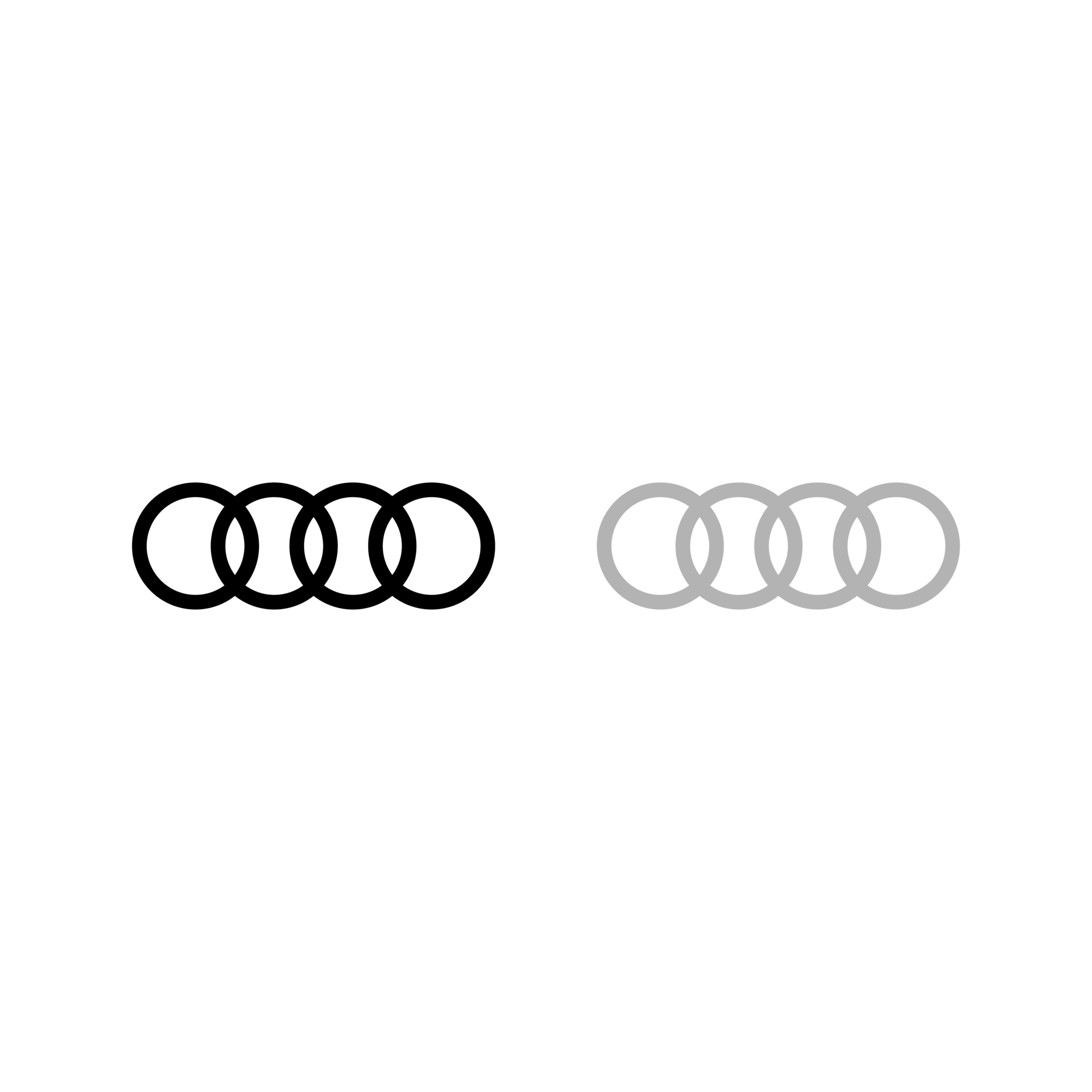 audi logo png, audi icon transparent png 19767944 PNG