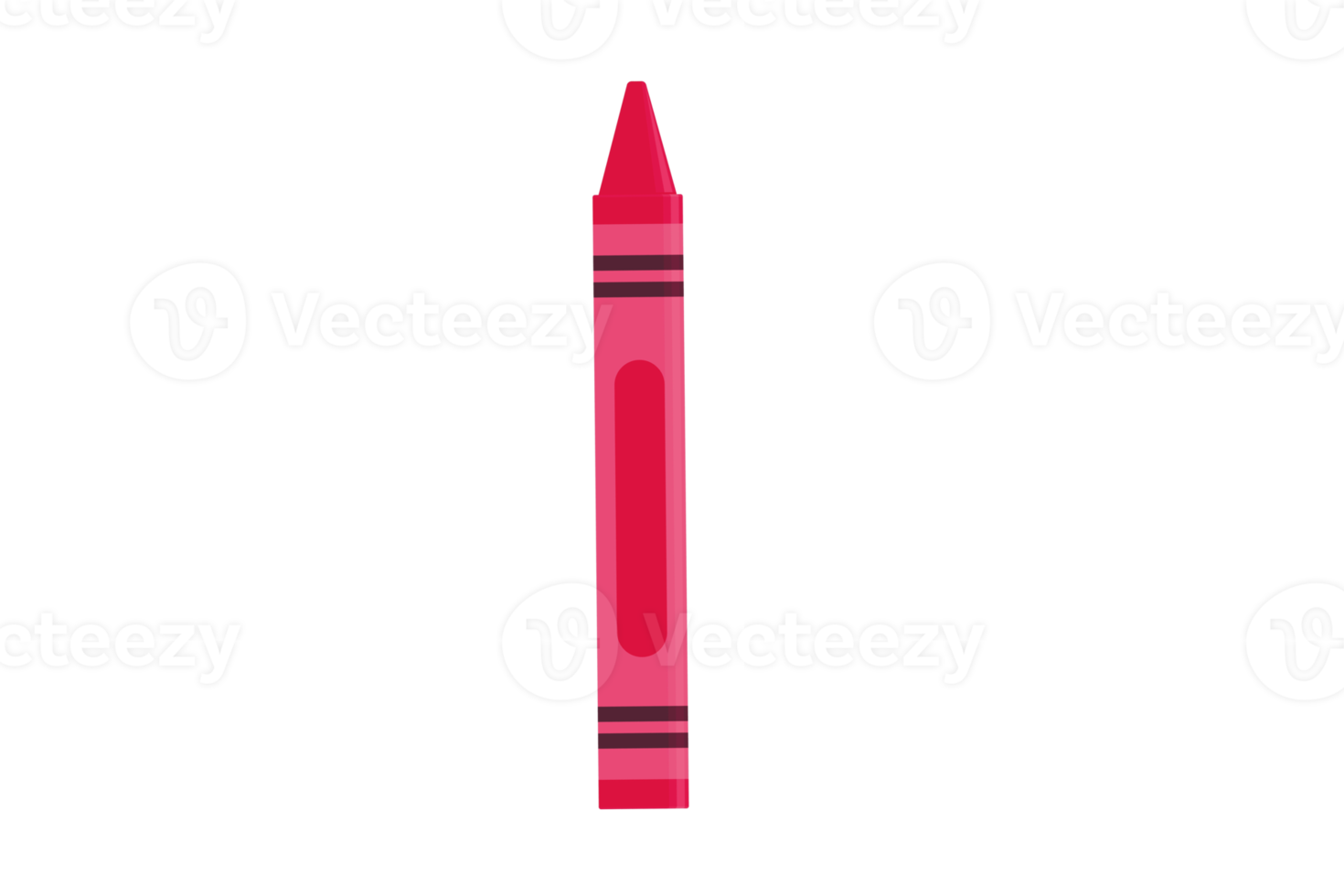 Pink crayon isolated on a transparent background png