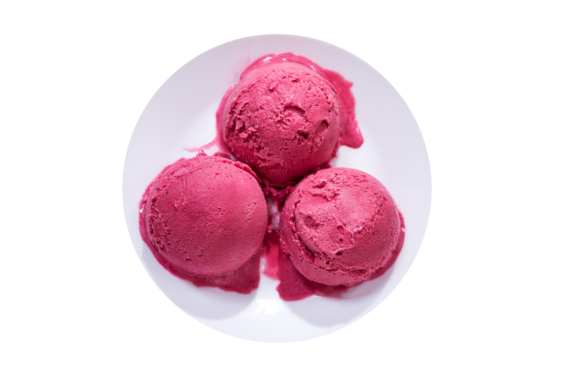 Pink ice cream ball isolated on a transparent background 19768134 PNG