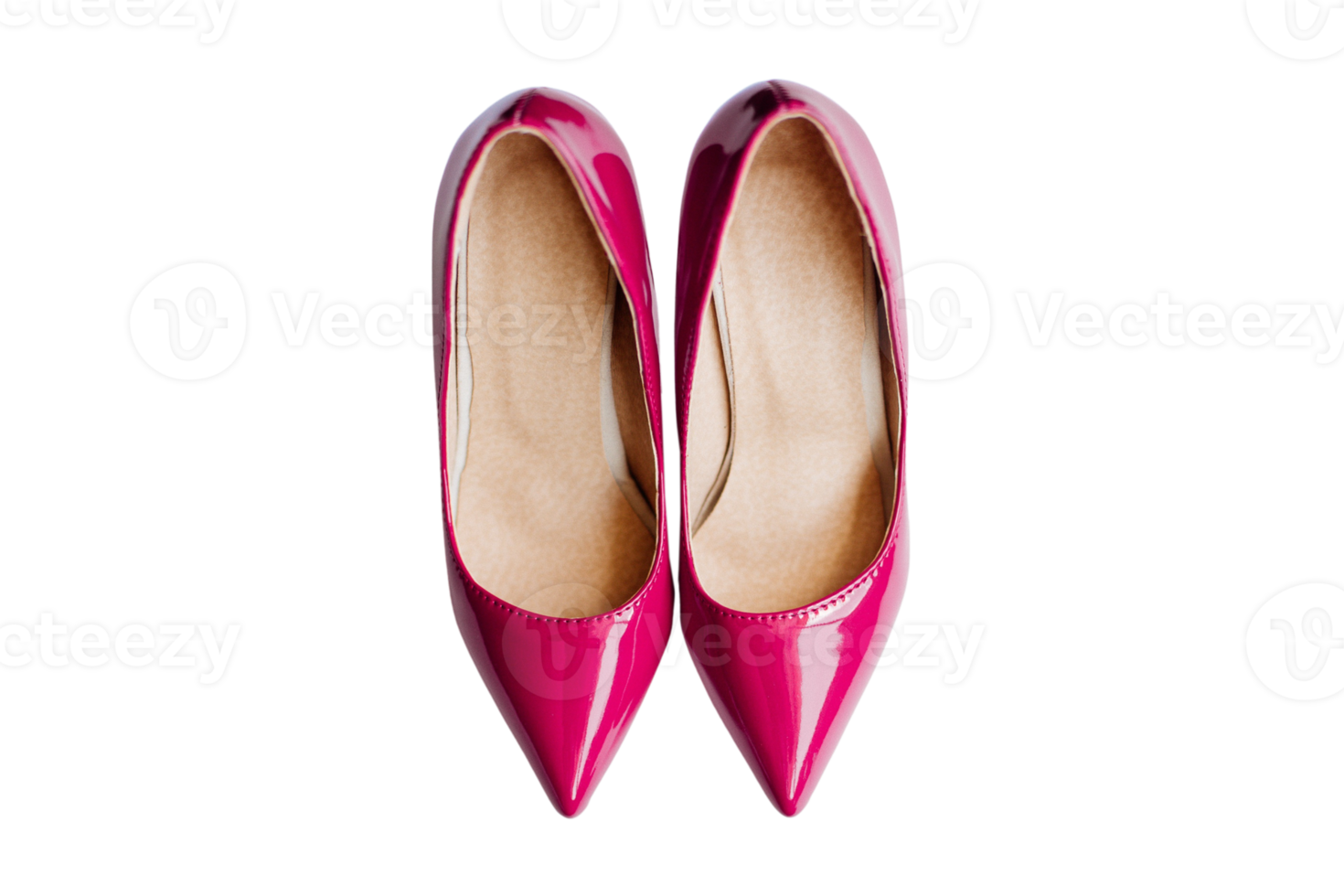 Pink heels isolated on a transparent background png