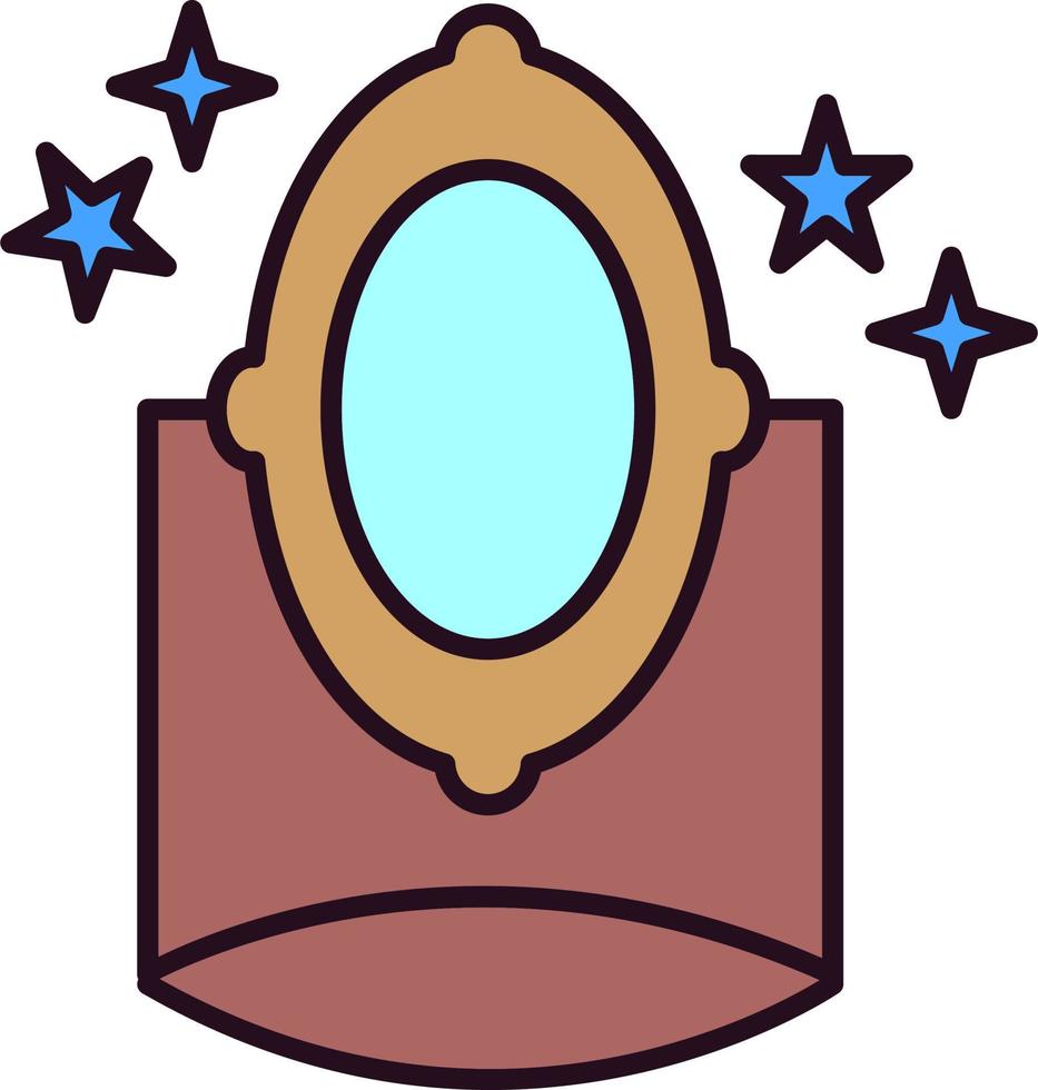 Magic mirror Vector Icon