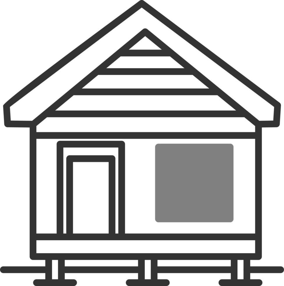 Bungalow Vector Icon