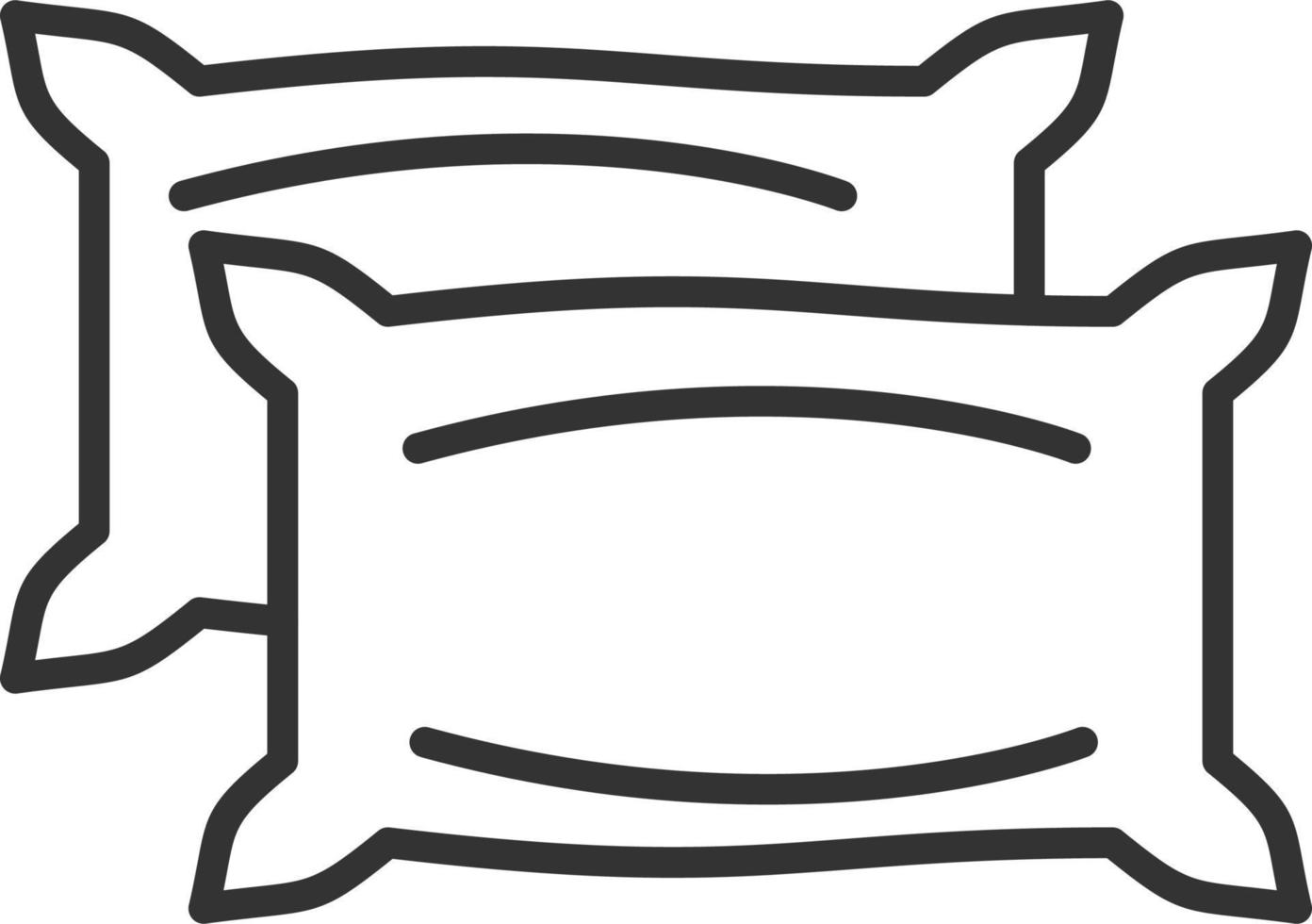 icono de vector de almohada