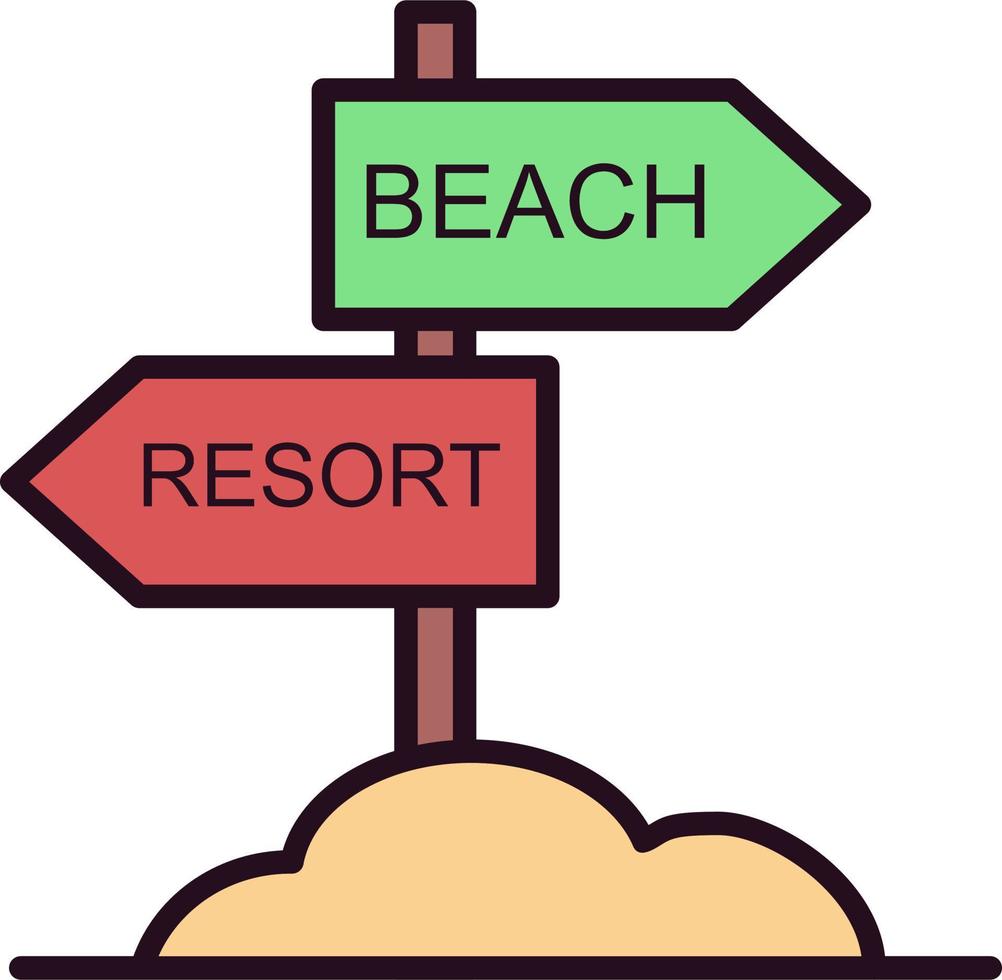 Beach Vector Icon