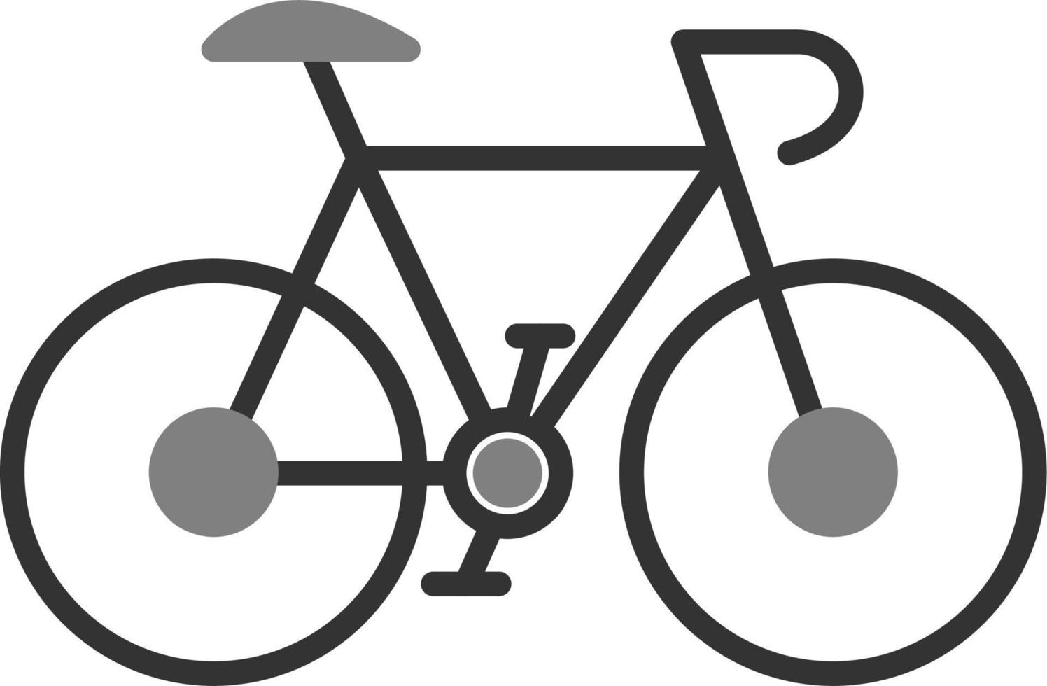 icono de vector de bicicleta