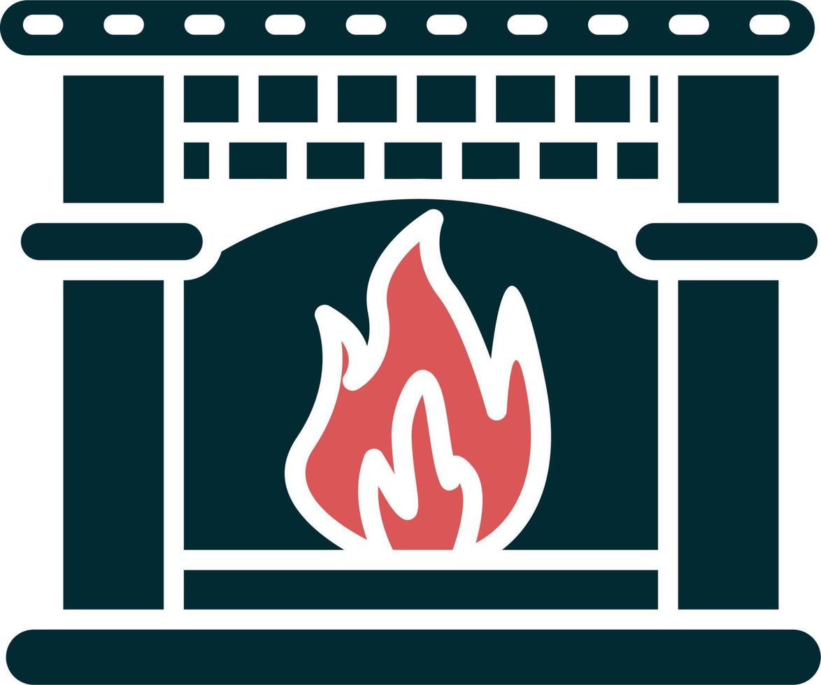 Fire place Vector Icon