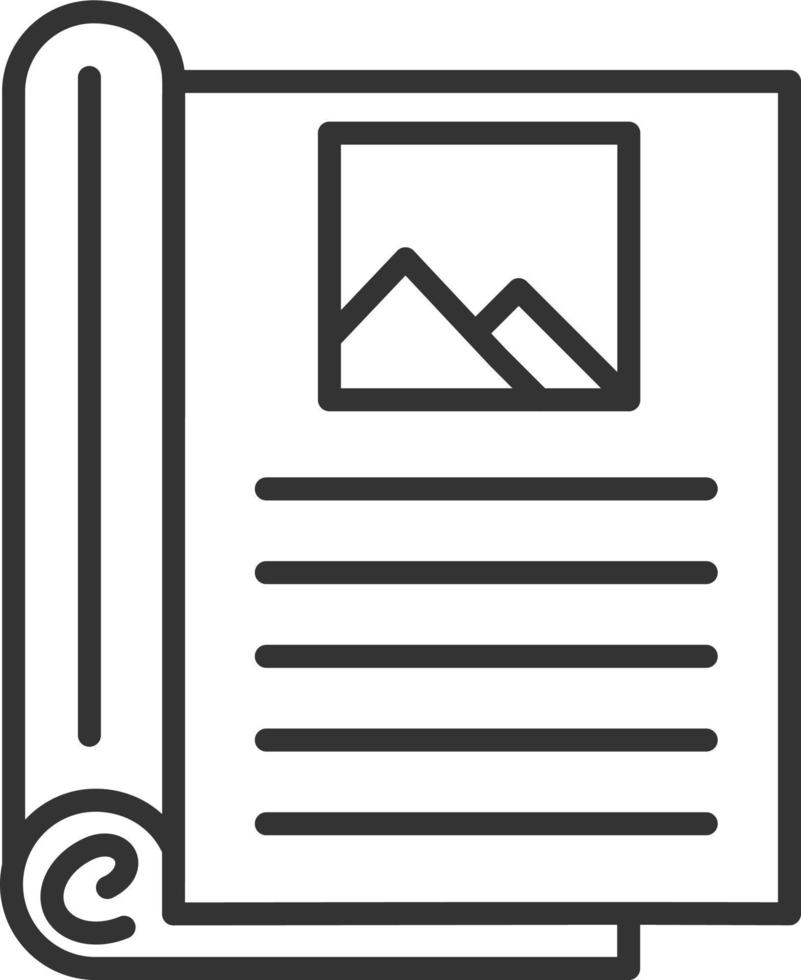 Magazine Vector Icon