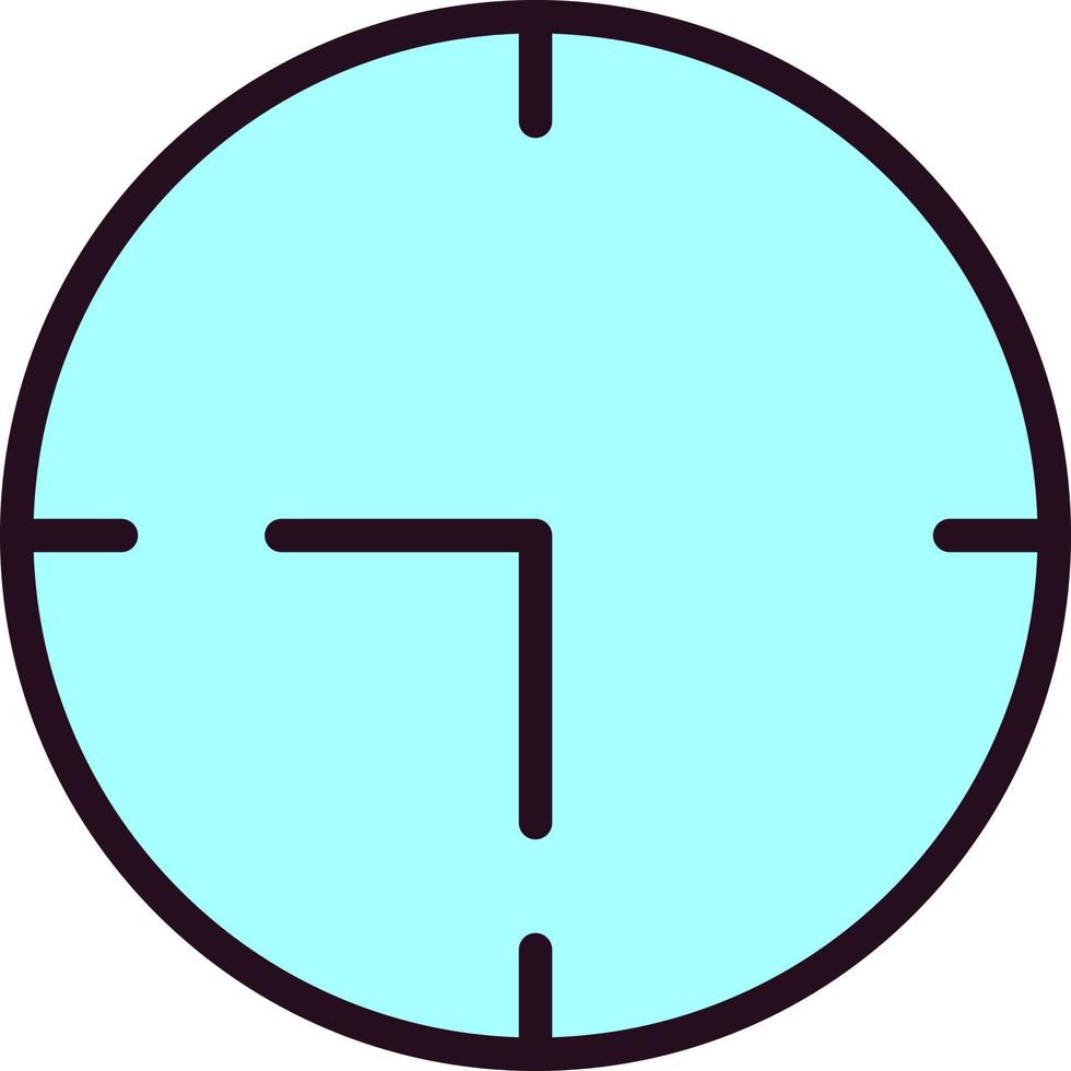 Wall Clock Vector Icon