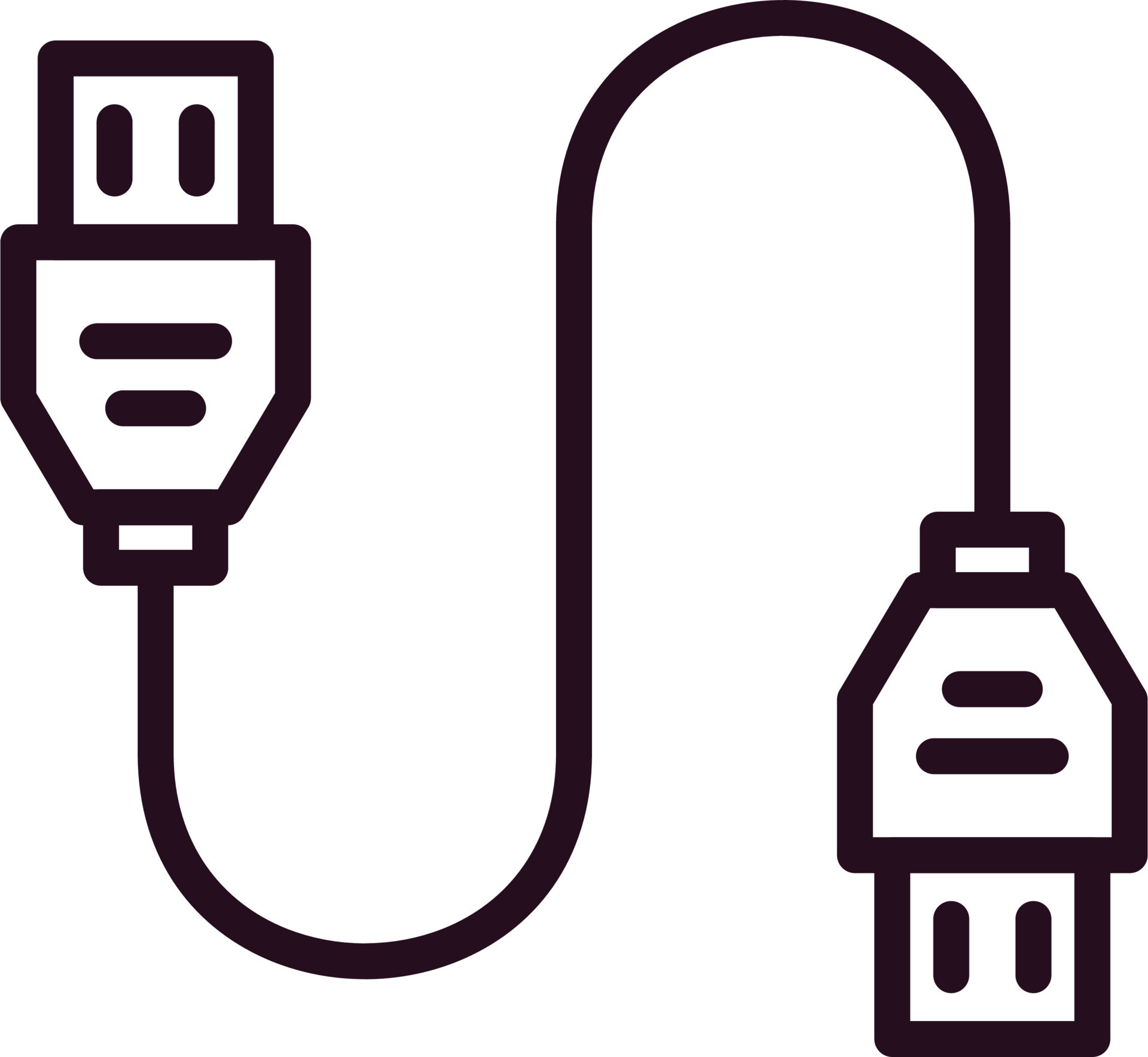 Data Cable Vector Icon 19769410 Vector Art at Vecteezy