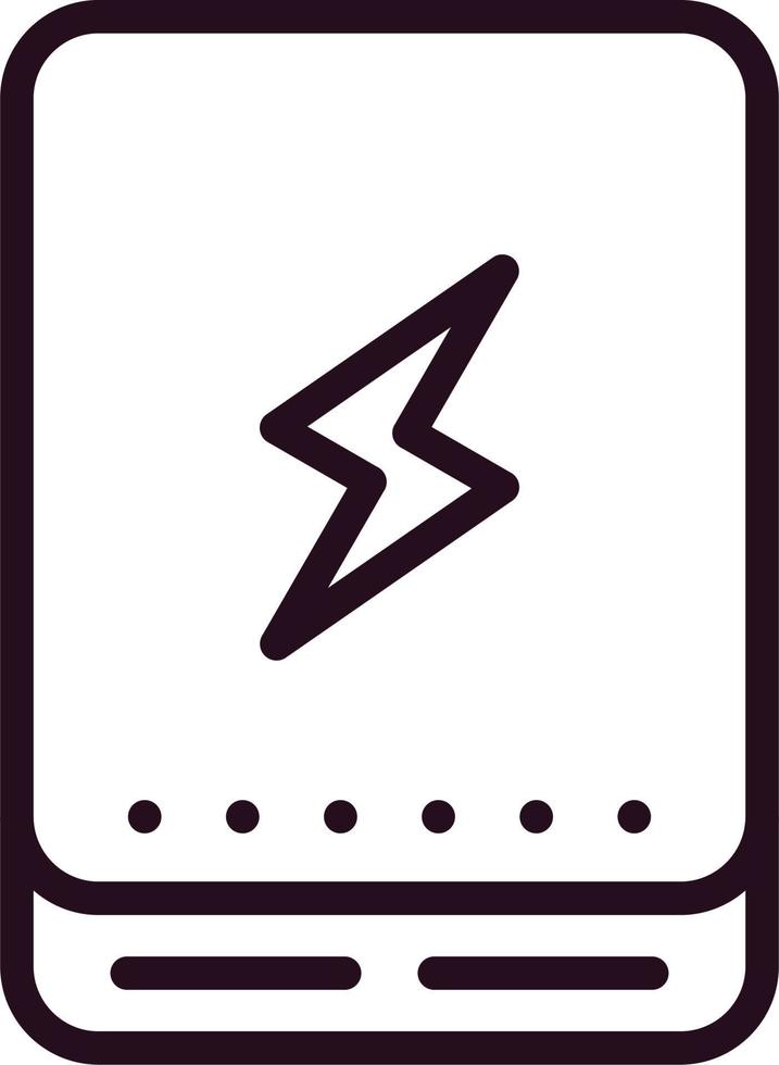 Power Bank Vector Icon