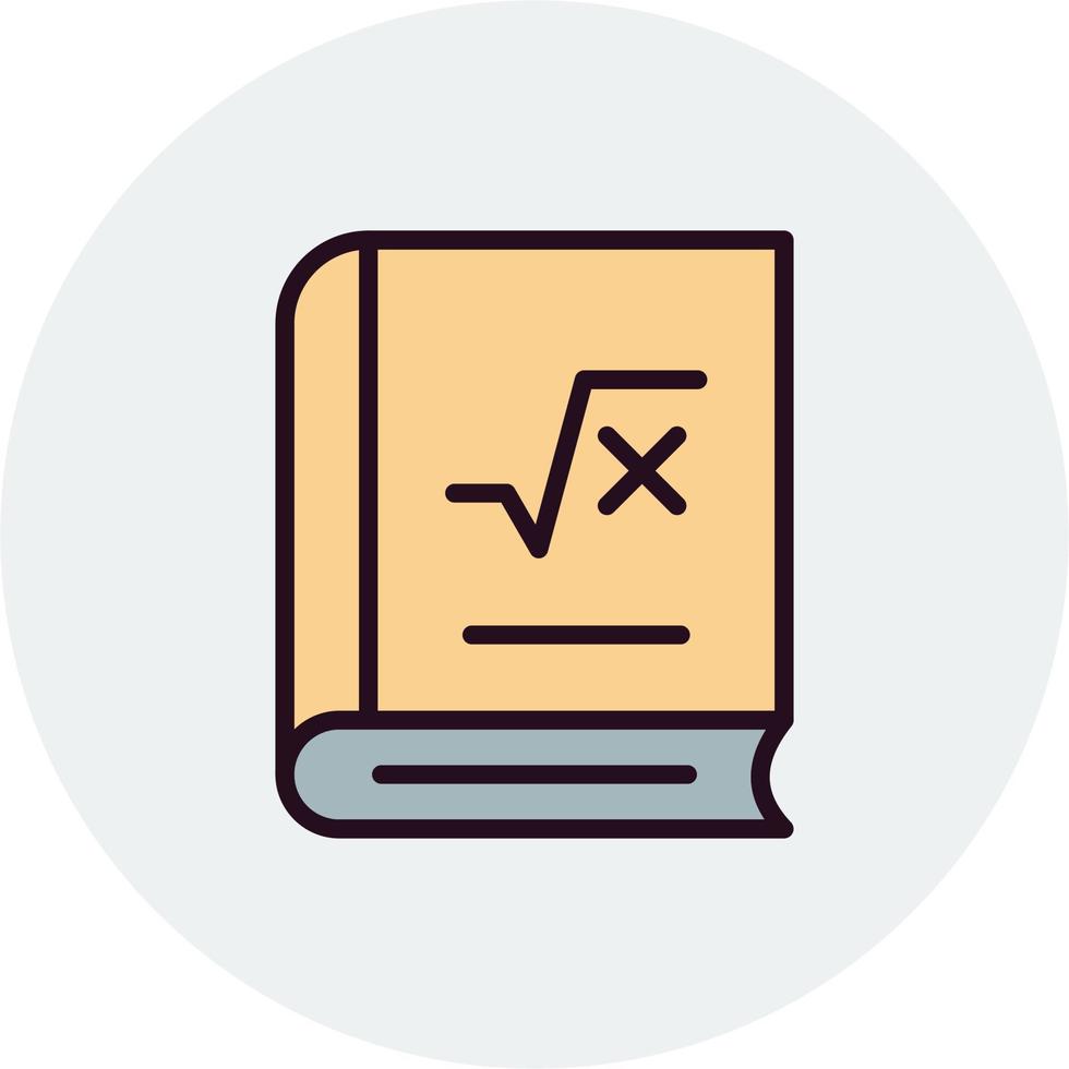 Math book Vector Icon