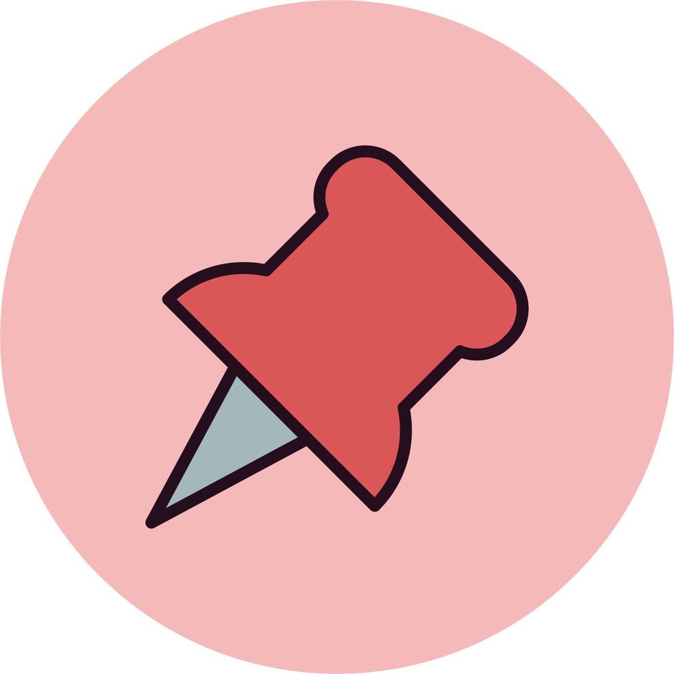 Paper pin Vector Icon