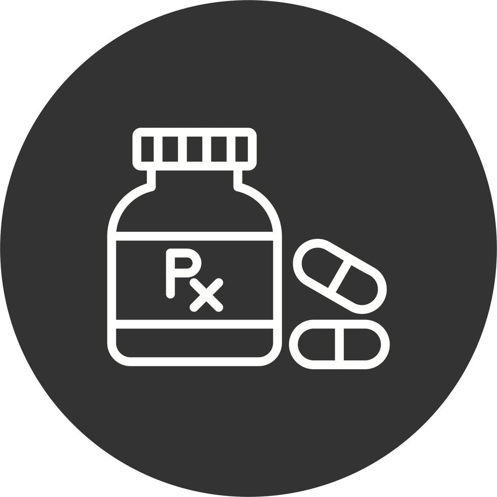 Pills Bottle Vector Icon