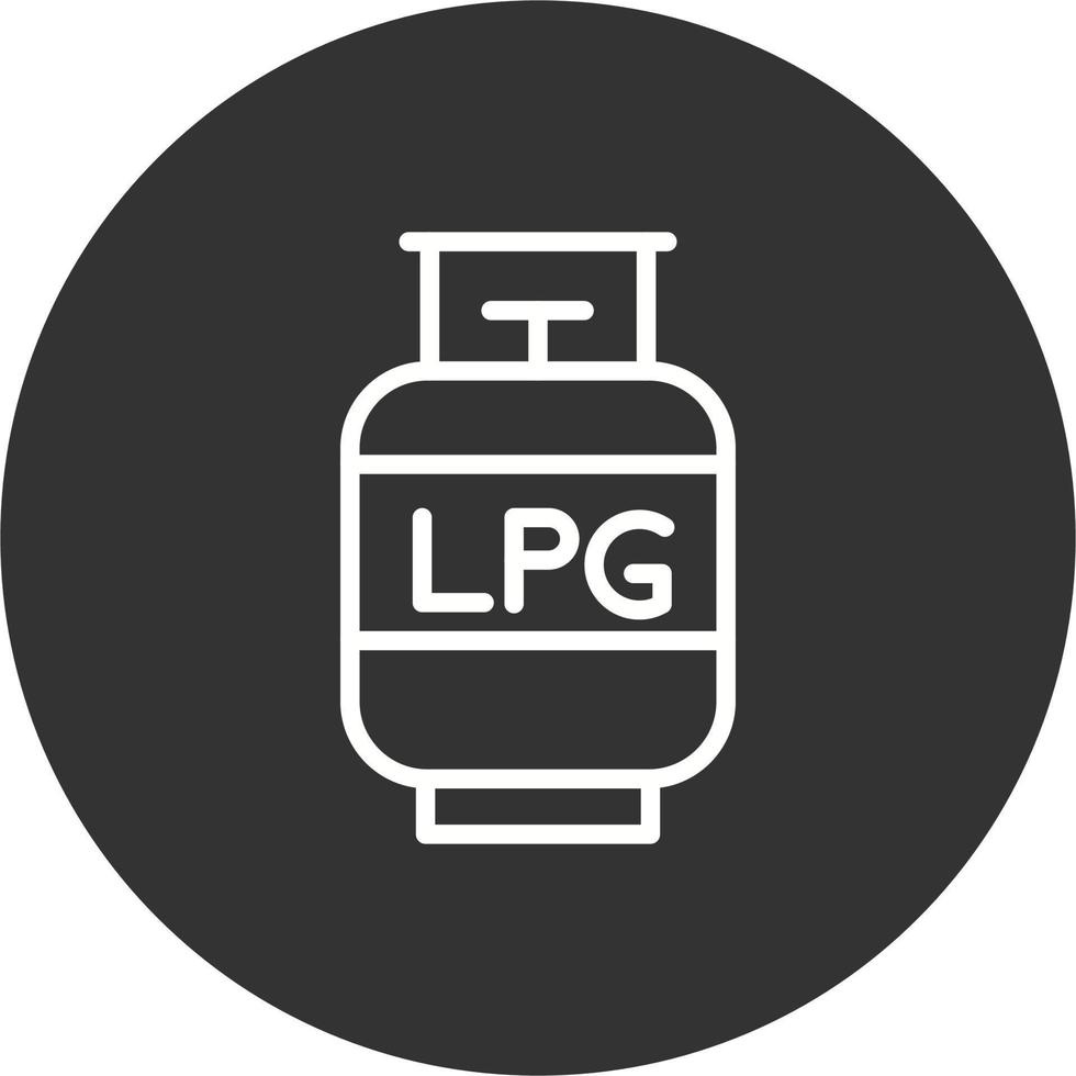 Gas Cylinder Vector Icon