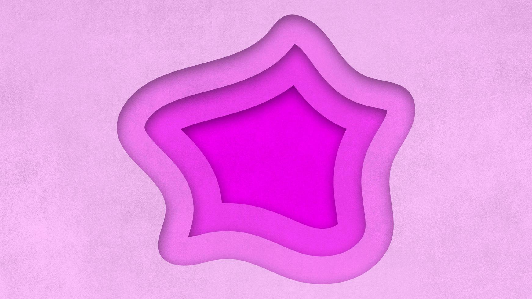 Magenta abstract liquid papercut background photo