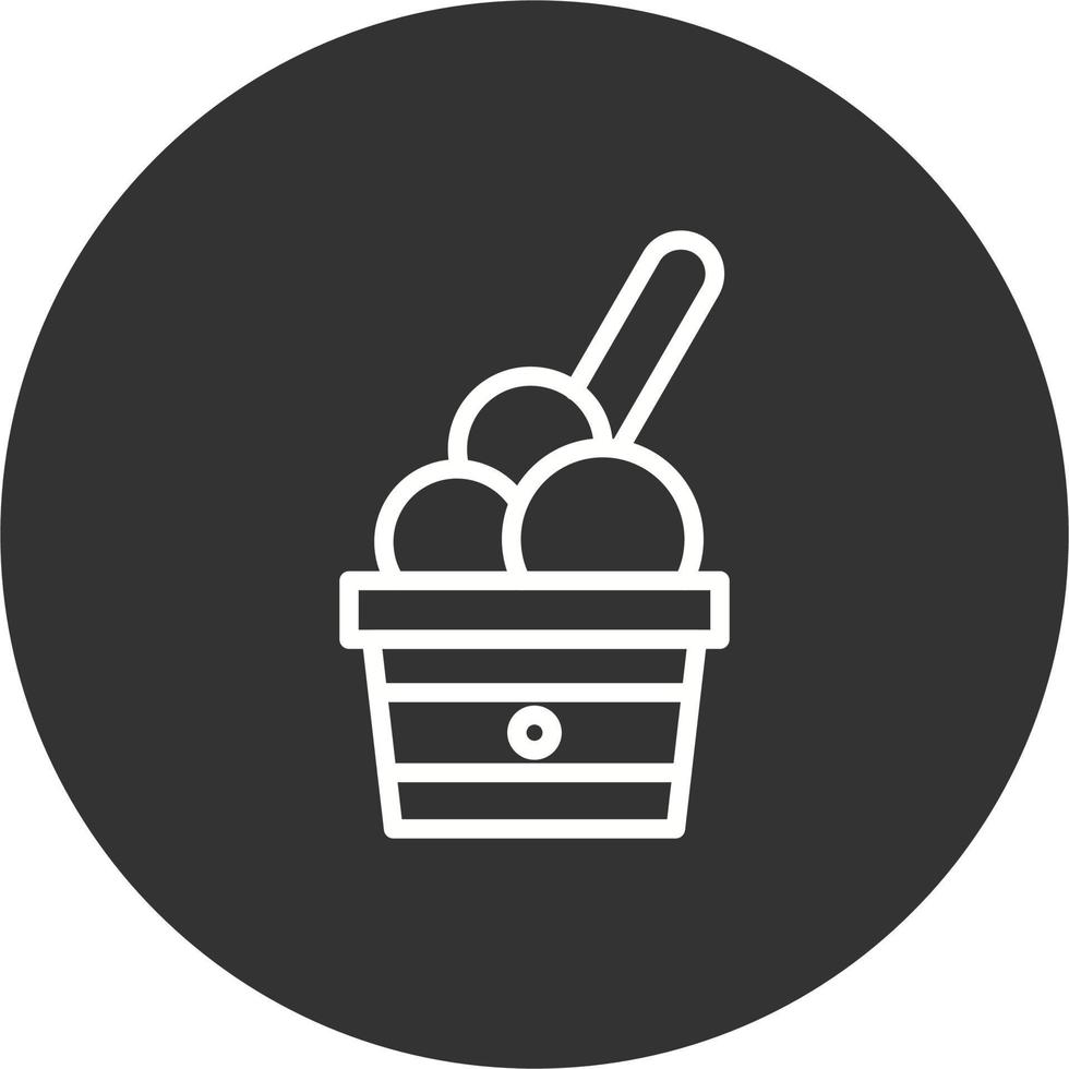 Ice Cream Balls On Cup Vector Icon