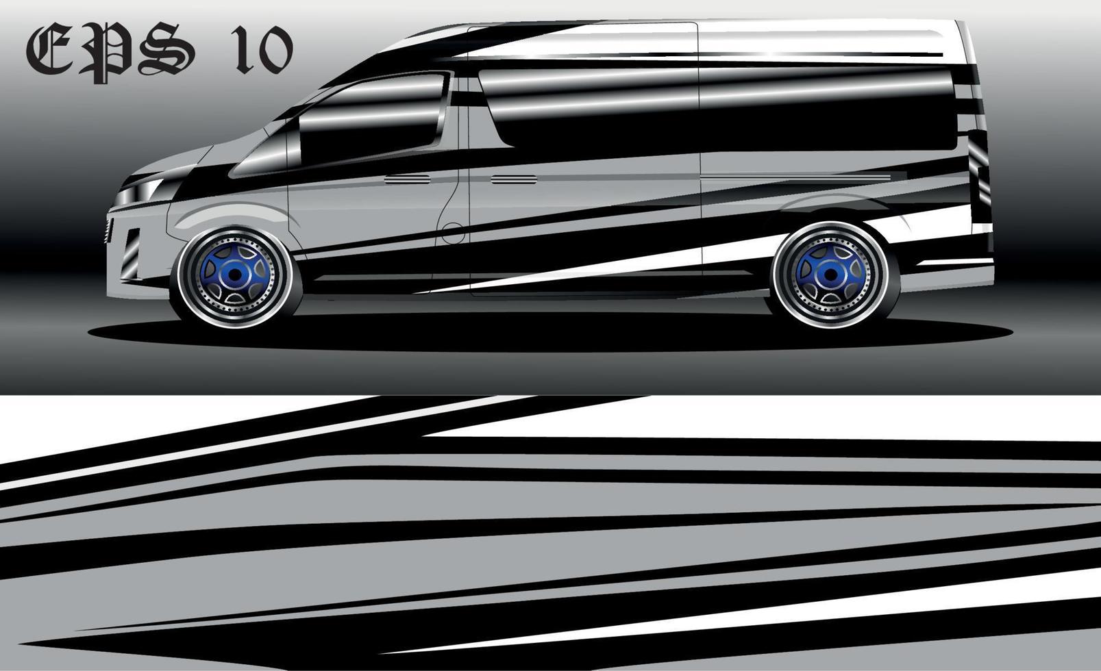 racing background vector for camper van car wraps and more