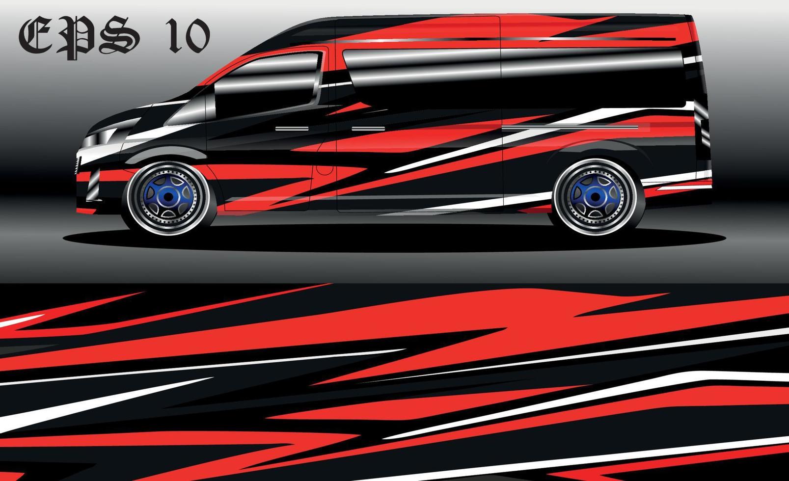racing background vector for camper van car wraps and more