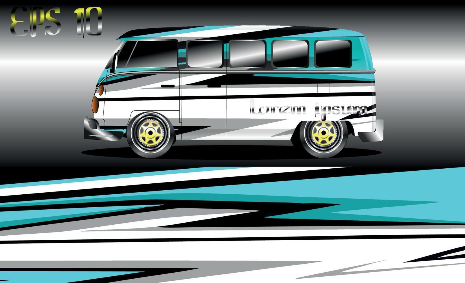 racing background vector for van car wraps and more