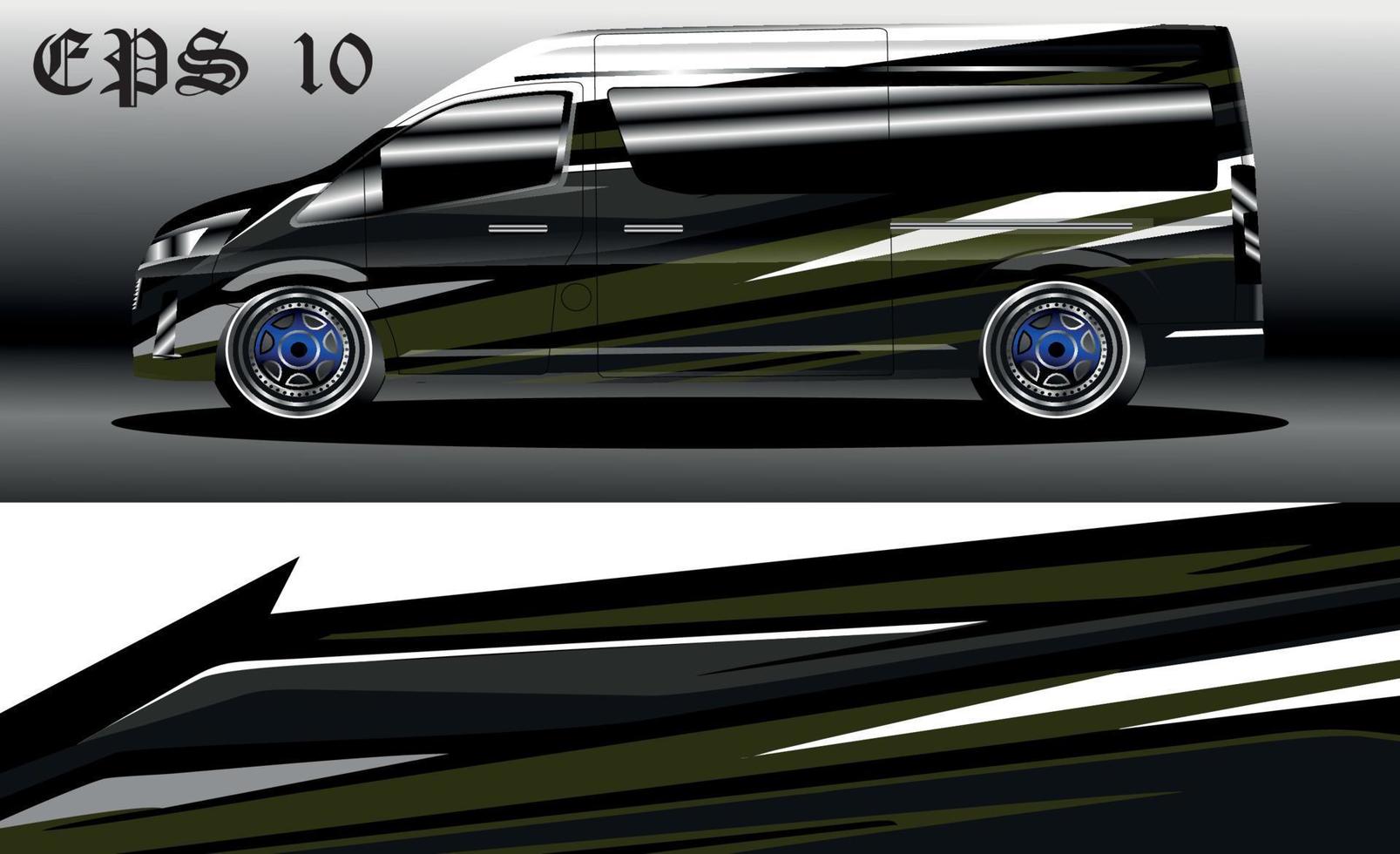 racing background vector for camper van car wraps and more