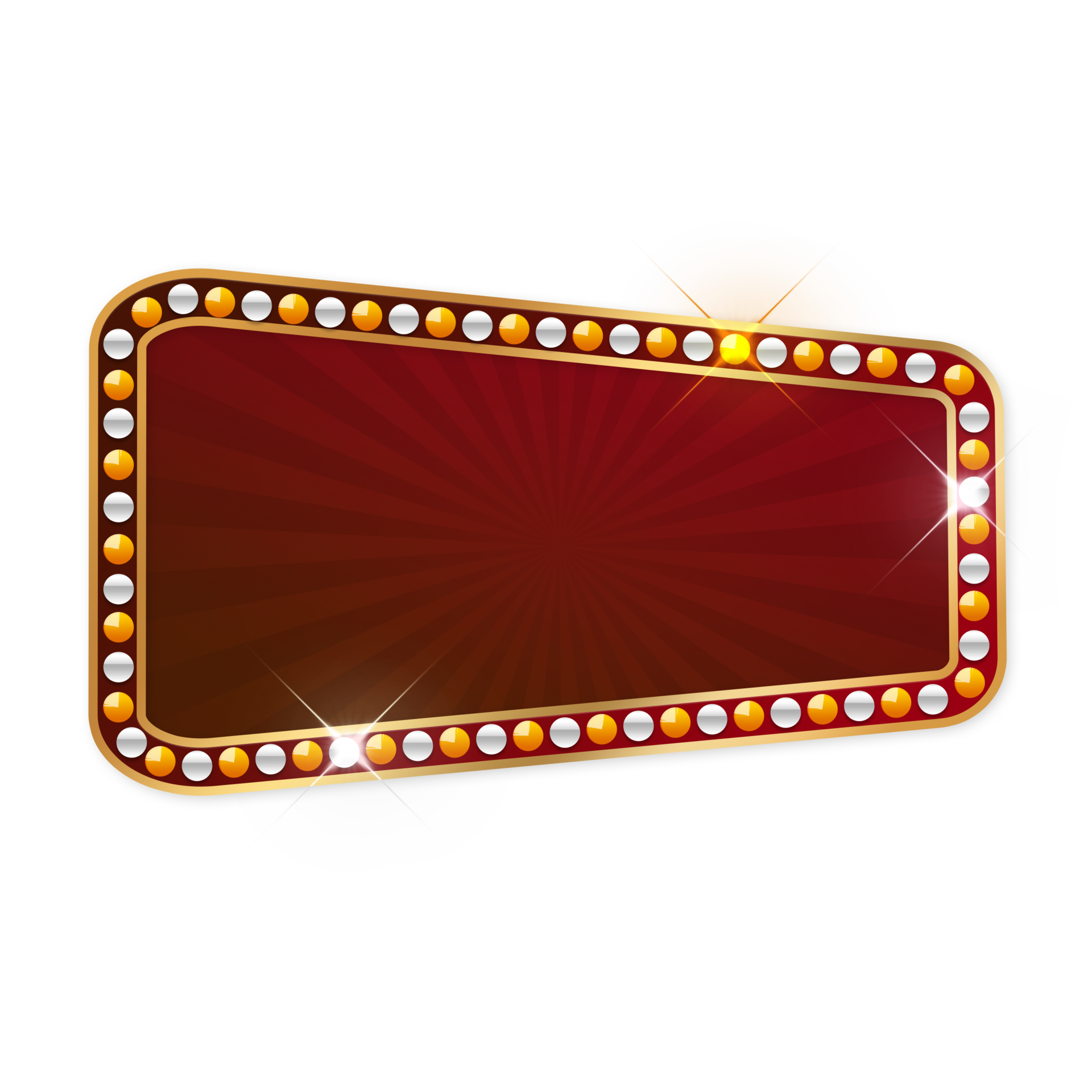  Rectangle retro lightbox billboard vintage frame sign board 19773134 PNG